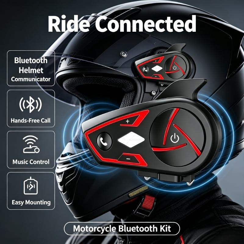 Intercom Headset Helmet - Auriculares para Casco S3 con Bluetooth