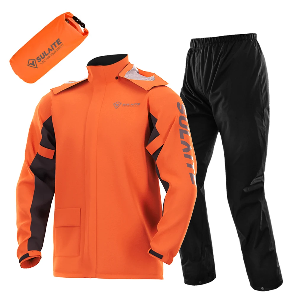Motorcycle Gear Jacket - Traje Impermeable para Motocicleta, Conjunto de