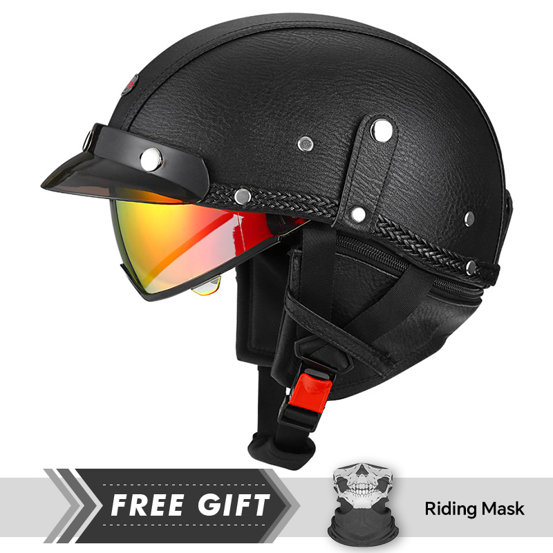 Motorcycle Gear Store - Cascos de motocicleta de media cara