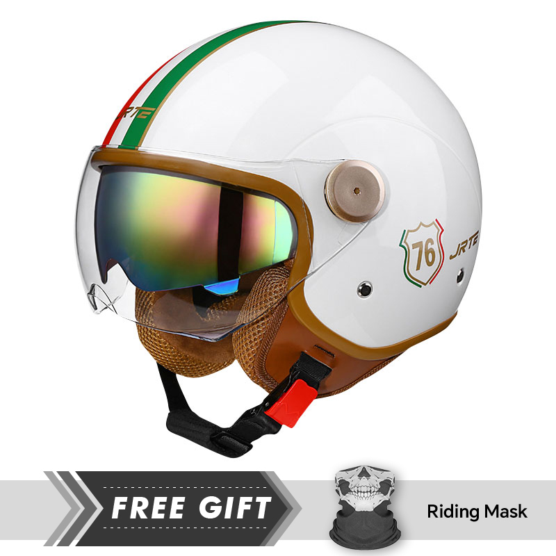 Motorcycle Gear Store - Casco de cara abierta aprobado por