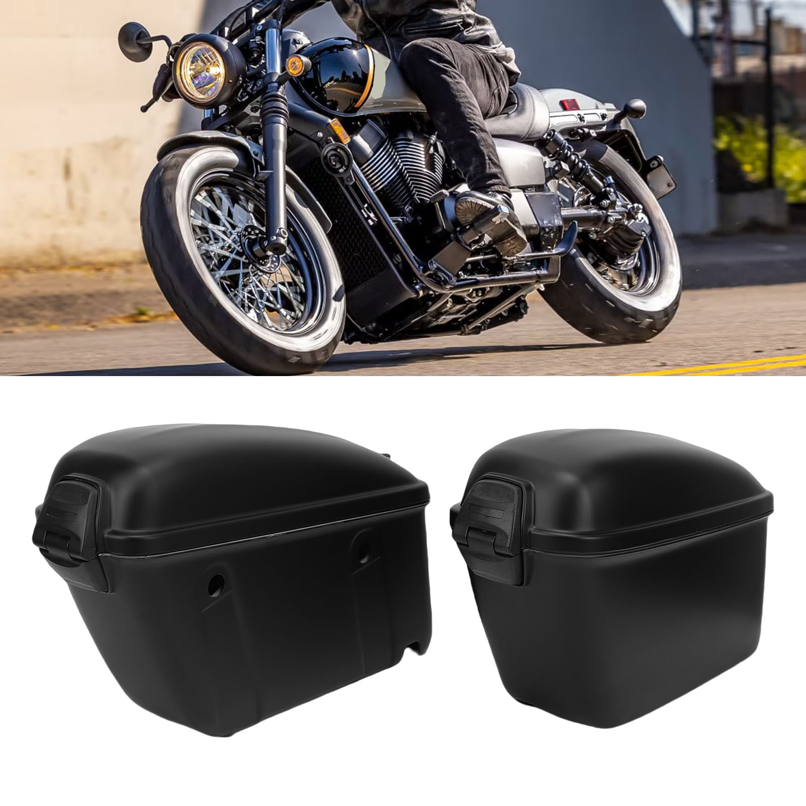 Motorcycle Gear Bag - Alforjas Rígidas para Motocicleta de 22L