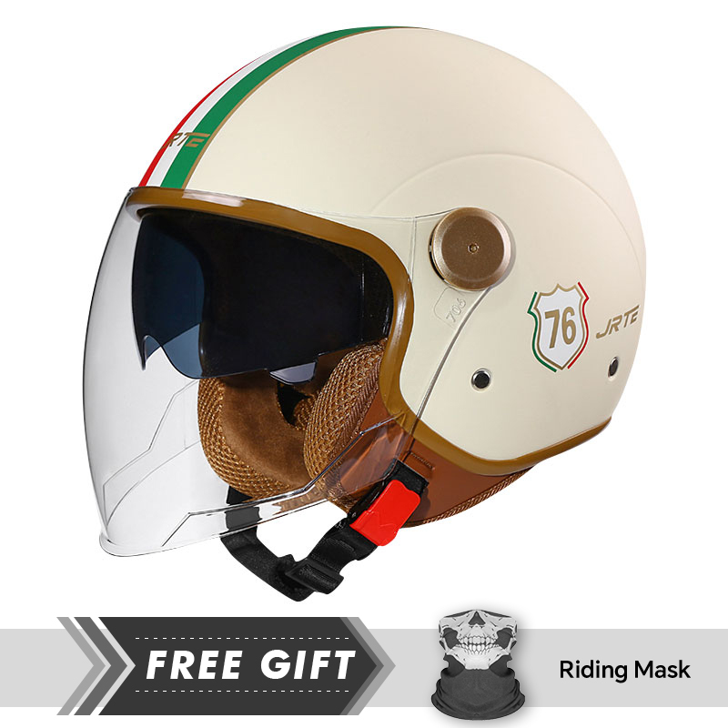 DOT ECE aprobado Retro 3/4 cas - Motorcycle Gear Store reseña y precio