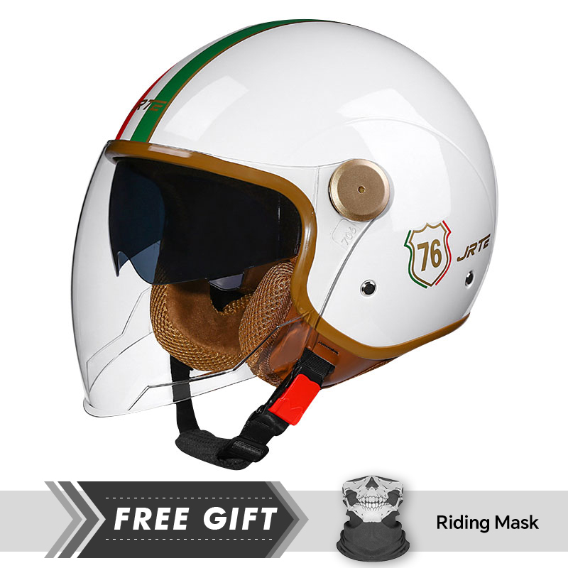 DOT ECE aprobado Retro 3/4 cas - Motorcycle Gear Store reseña y precio