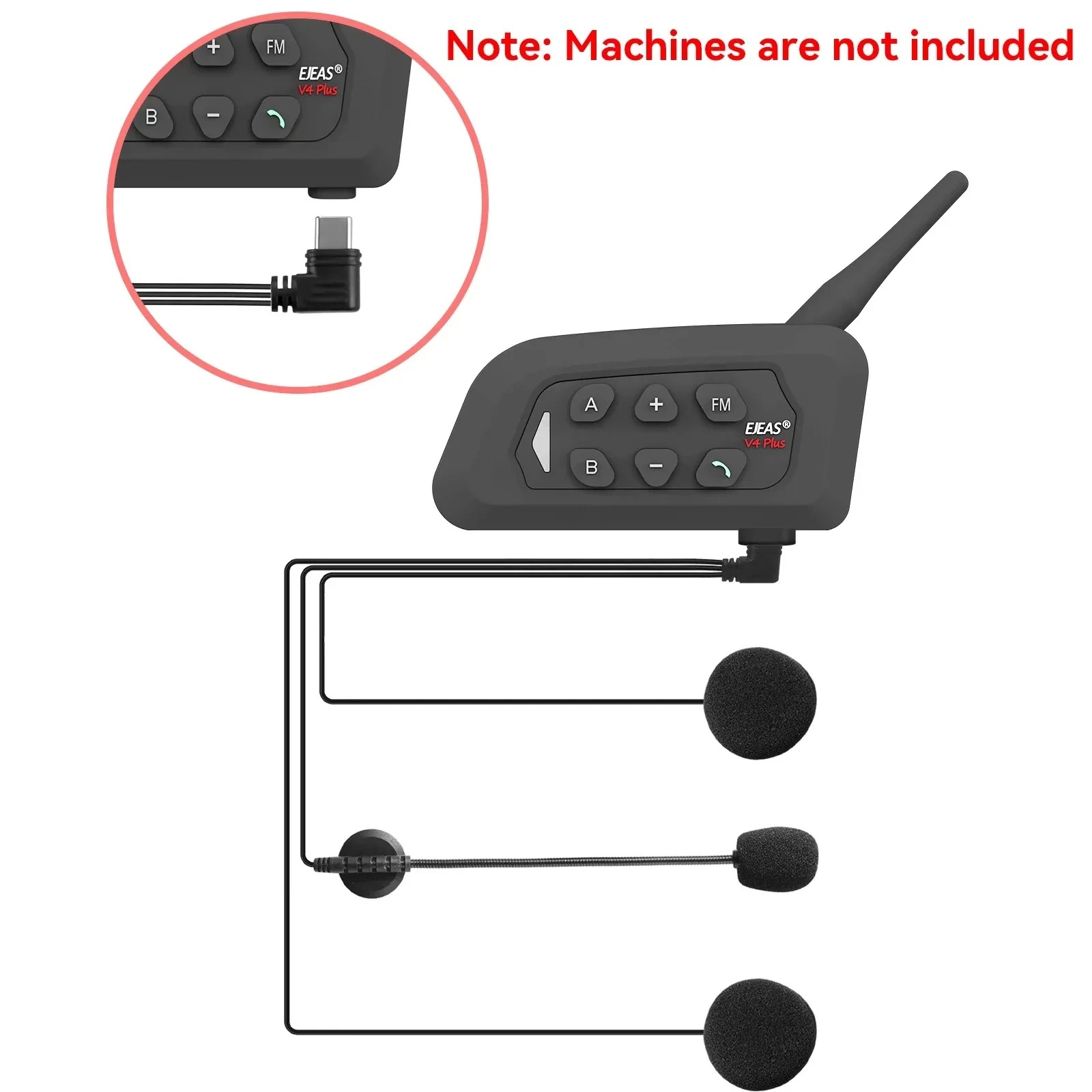EJEAS V6 PRO /V4 PLUS casco de - Intercom Headset Helmet reseña y precio