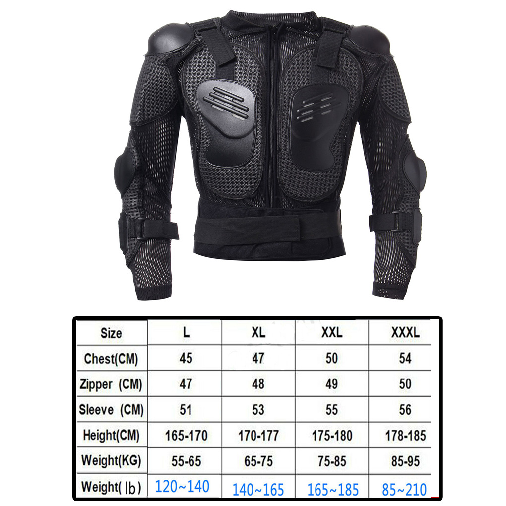 Protección para motocicleta, e - Motorcycle Gear Jacket reseña y precio