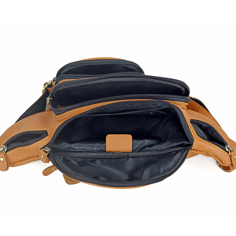Riñoneras de cuero genuino par - Motorcycle Gear Bag reseña y precio