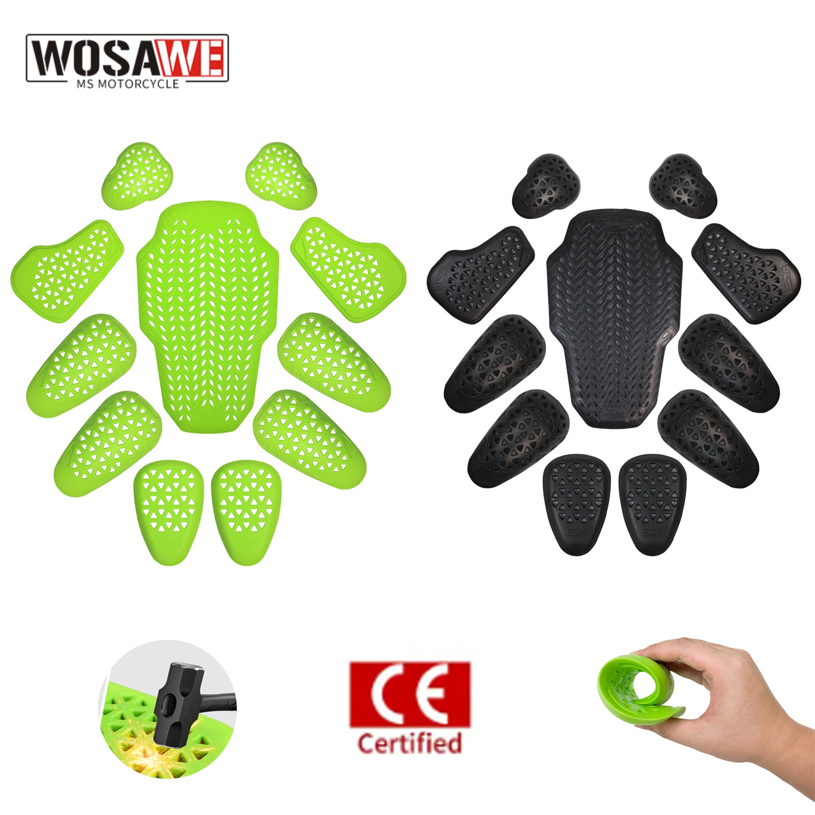 Protector de Motocicleta WOSAW - Motorcycle Gear Jacket reseña y precio