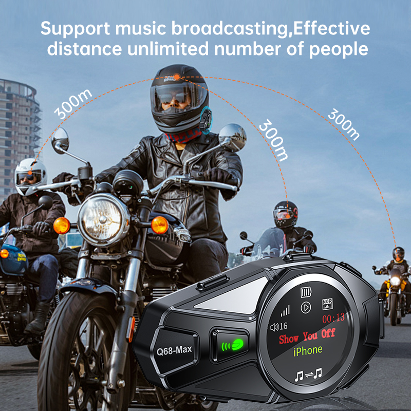 Intercomunicador Q68 Max para  - Intercom Headset Helmet reseña y precio