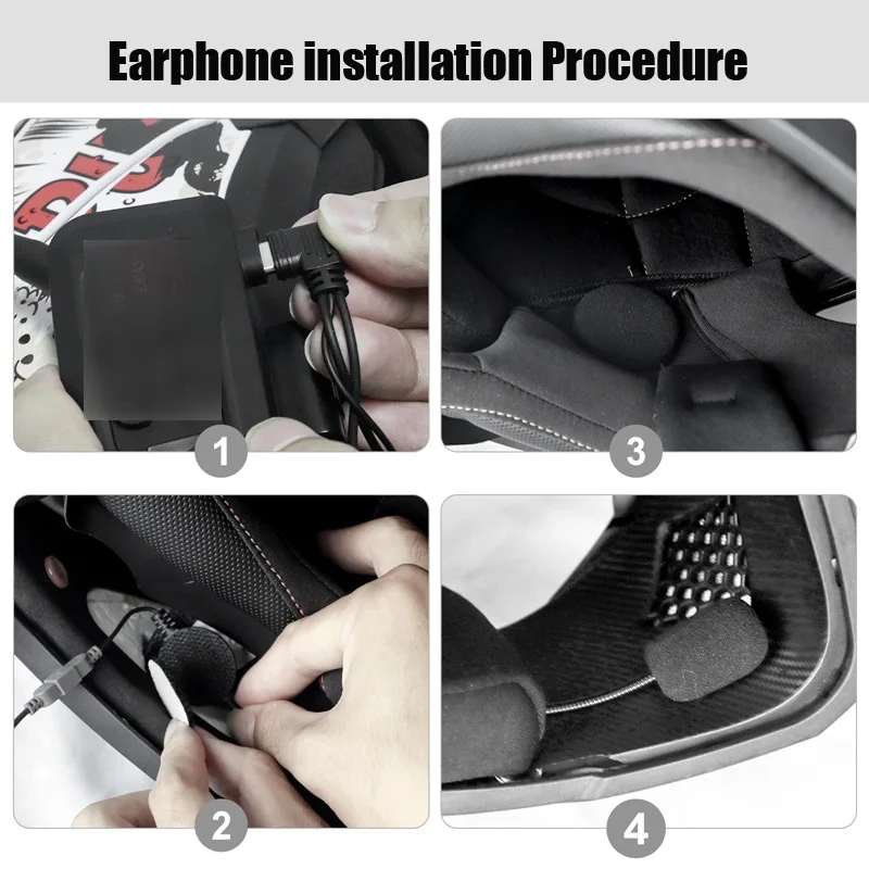 EJEAS-auriculares V4 PLUS con  - Intercom Headset Helmet reseña y precio