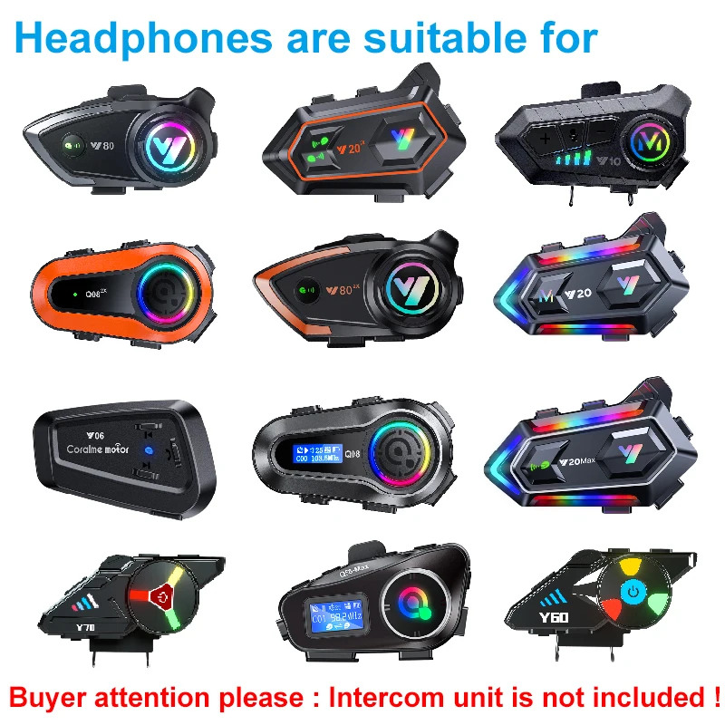 Auriculares adecuados para cas - Intercom Headset Helmet reseña y precio