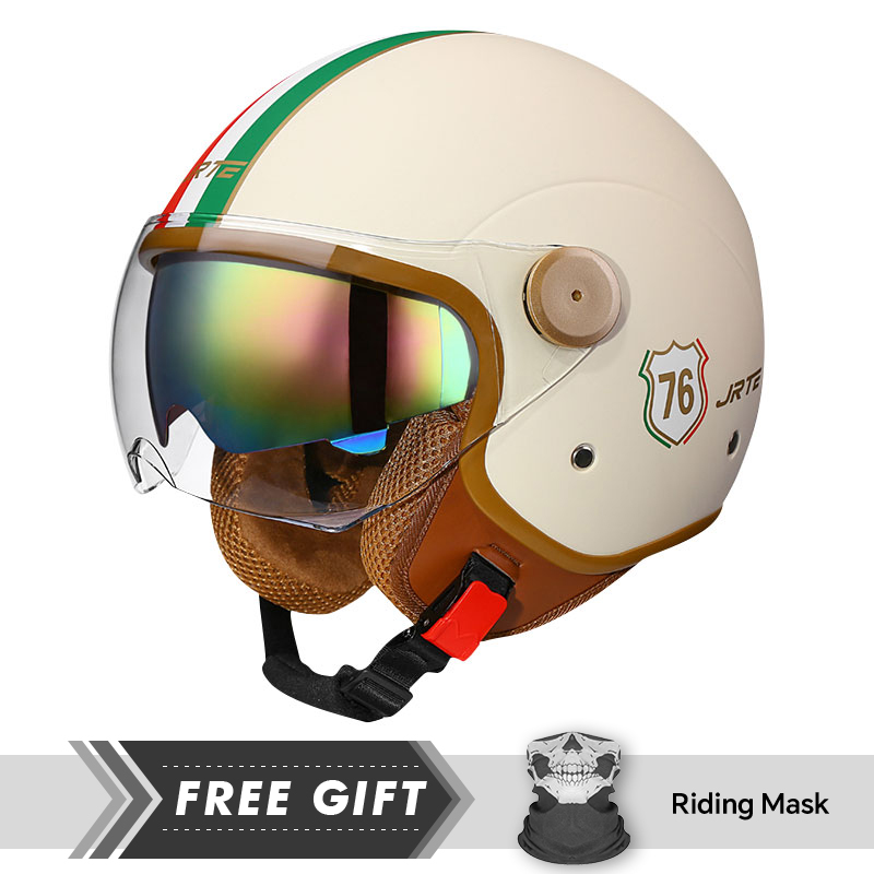Casco de cara abierta aprobado - Motorcycle Gear Store reseña y precio