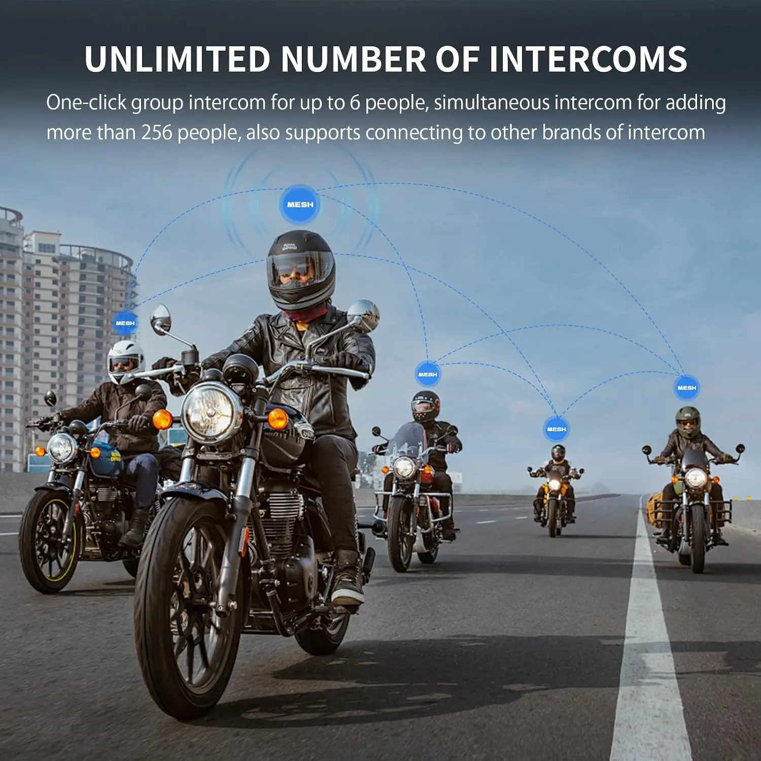 Auriculares Bluetooth para Mot - Intercom Headset Helmet reseña y precio