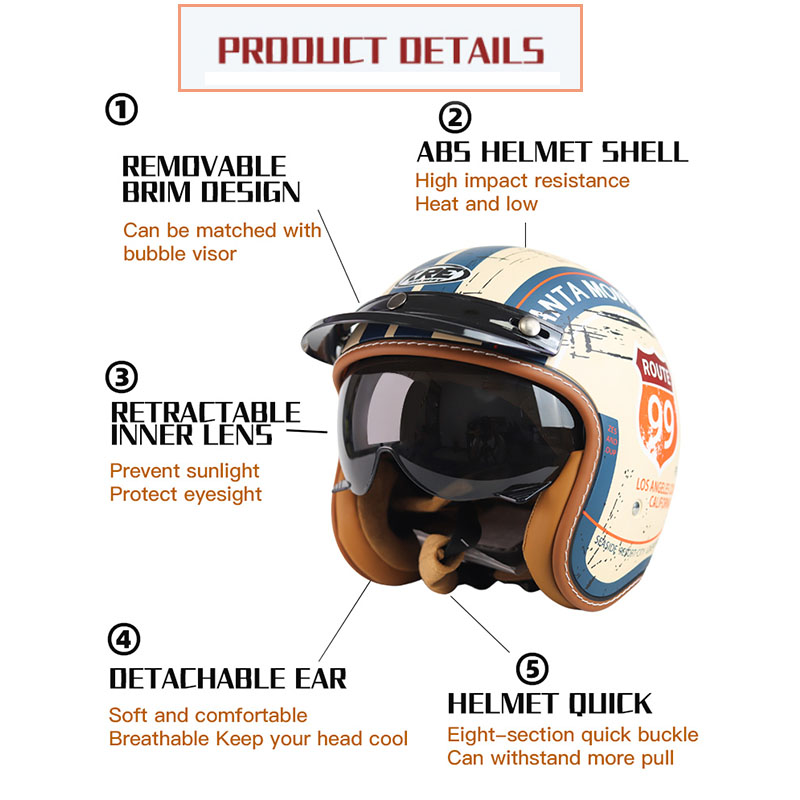 SOMAN-casco de motocicleta de  - Motorcycle Gear Store reseña y precio